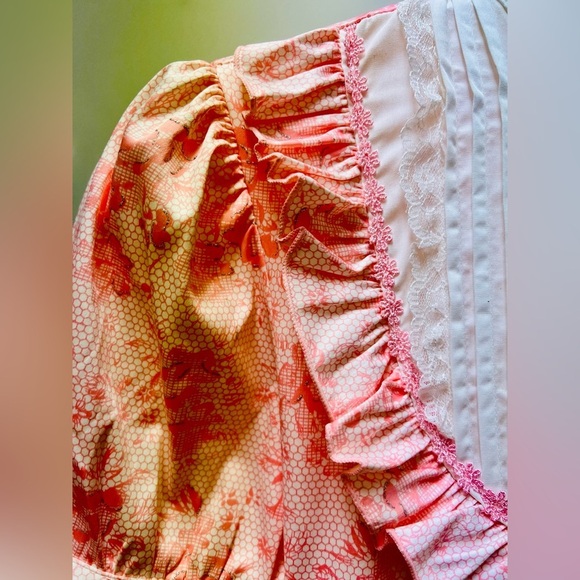 Bodyline Sweet Lolita Pink Floral OP Dress 2L Harajuku J-Fashion Kawaii 2011 New - Picture 4 of 14